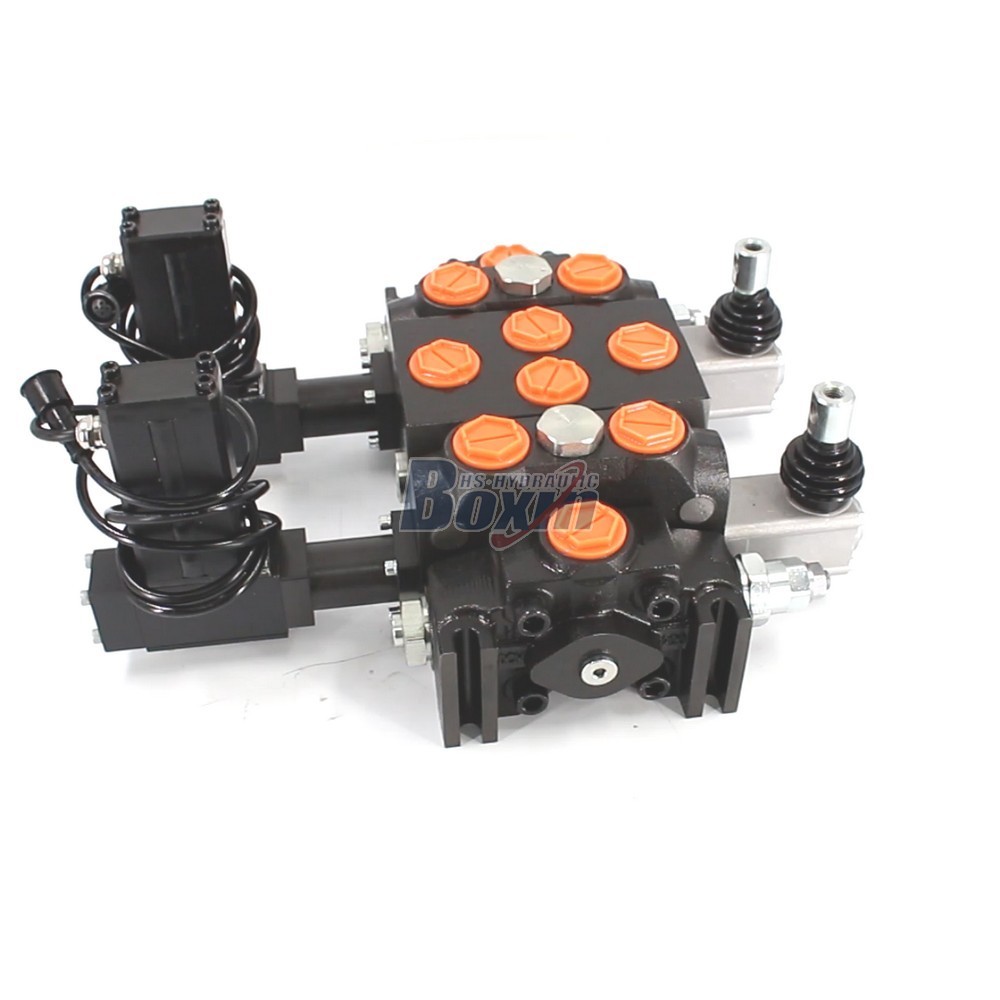 DCV200 Series Electric Motor Driven 2 Spool Sectional Hydraulic Valve cover photo